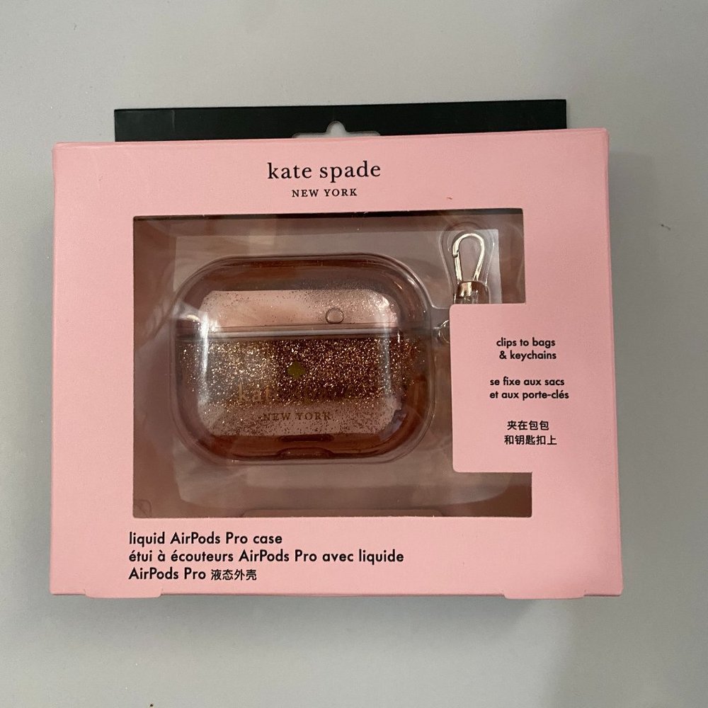Kate Spade AirPods Pro Case- Rose Gold